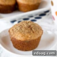 Bran Muffin Recipe - an easy recipe for bran muffins that you can make ahead and have in the fridge when you want to bake them! Super easy, and amazing warm with a little bit of butter.