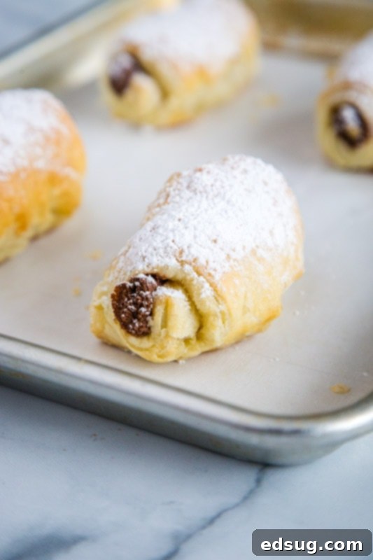 Quick Chocolate Croissant Delight 3 Pain au chocolat are such a great French treat. These take a little shortcut with puff pastry but are still super flaky and delicious