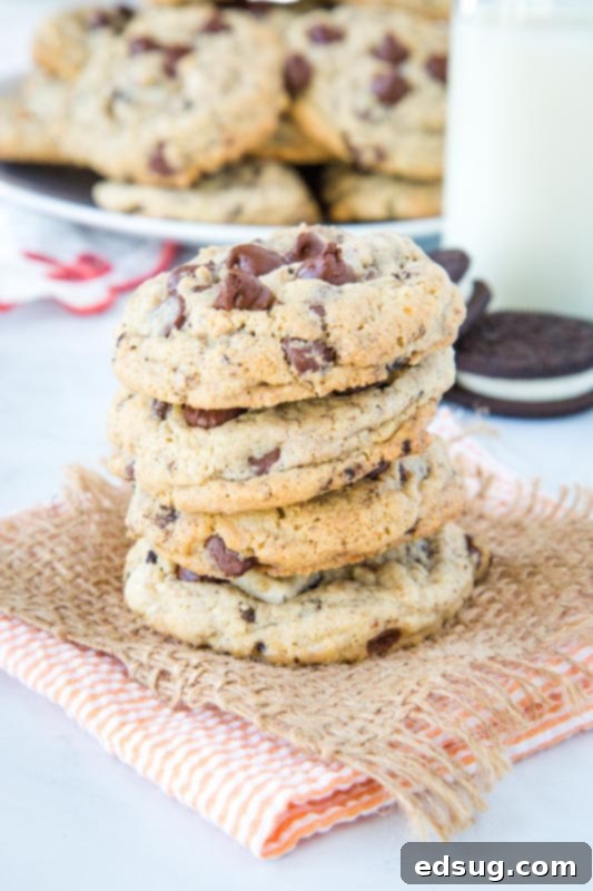 Decadent Oreo Pudding Cookies 2 Soft and chewy Oreo Pudding cookies