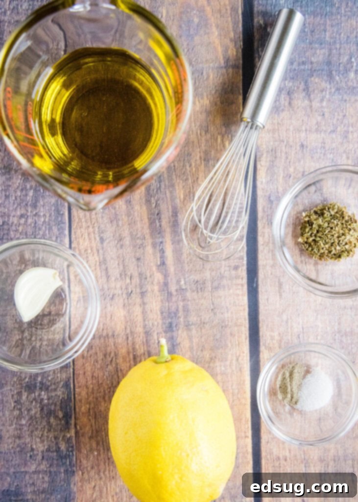 Classic Greek Dressing 3 greek vinaigrette ingredients