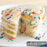 birthday cake pancakes