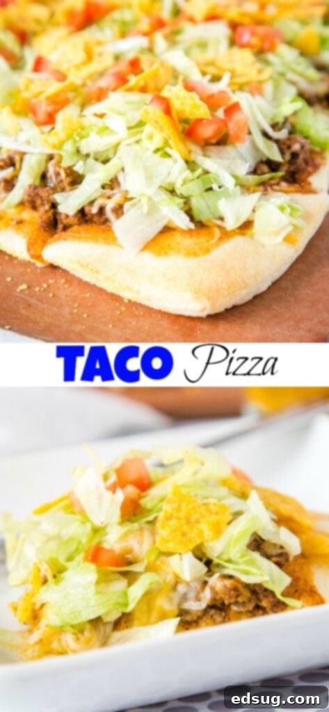 Tex-Mex Pizza 6 Happy Joes Taco Pizza, a delicious and easy homemade meal for taco and pizza lovers