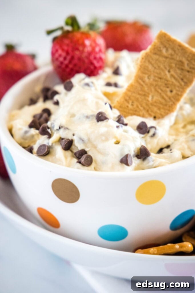close up of a bowl of dessert dip