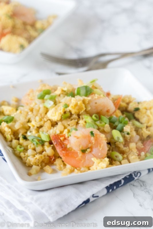 Shrimp and Cauliflower Rice Skillet 4 Easy Shrimp Fried Rice Recipe with Cauliflower rice