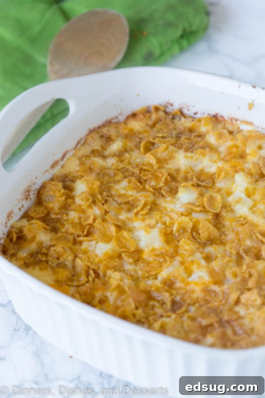Baked Potato Casserole - Get ready for the holidays with a cheese potato casserole recipe