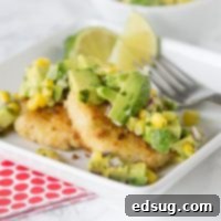 Shrimp Cakes with Corn and Avocado Salsa - Put a twist on classic crab cakes by using shrimp! Top with corn and avocado salsa for a buttery and slightly spicy kick!