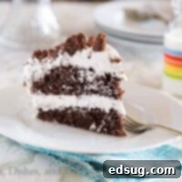 Chocolate Cream Cake {Dinners, Dishes, and Desserts}