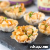 Sticky Hoisin Chicken Lettuce Wraps 7 Hoisin Glazed Chicken Cups are perfect for entertaining. Easy to make, and absolutely irresistible on the holiday buffet!