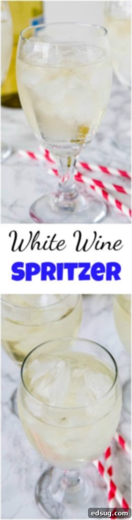 The Perfect White Wine Spritzer 4 A glass of wine, with Spritzer and Dinner