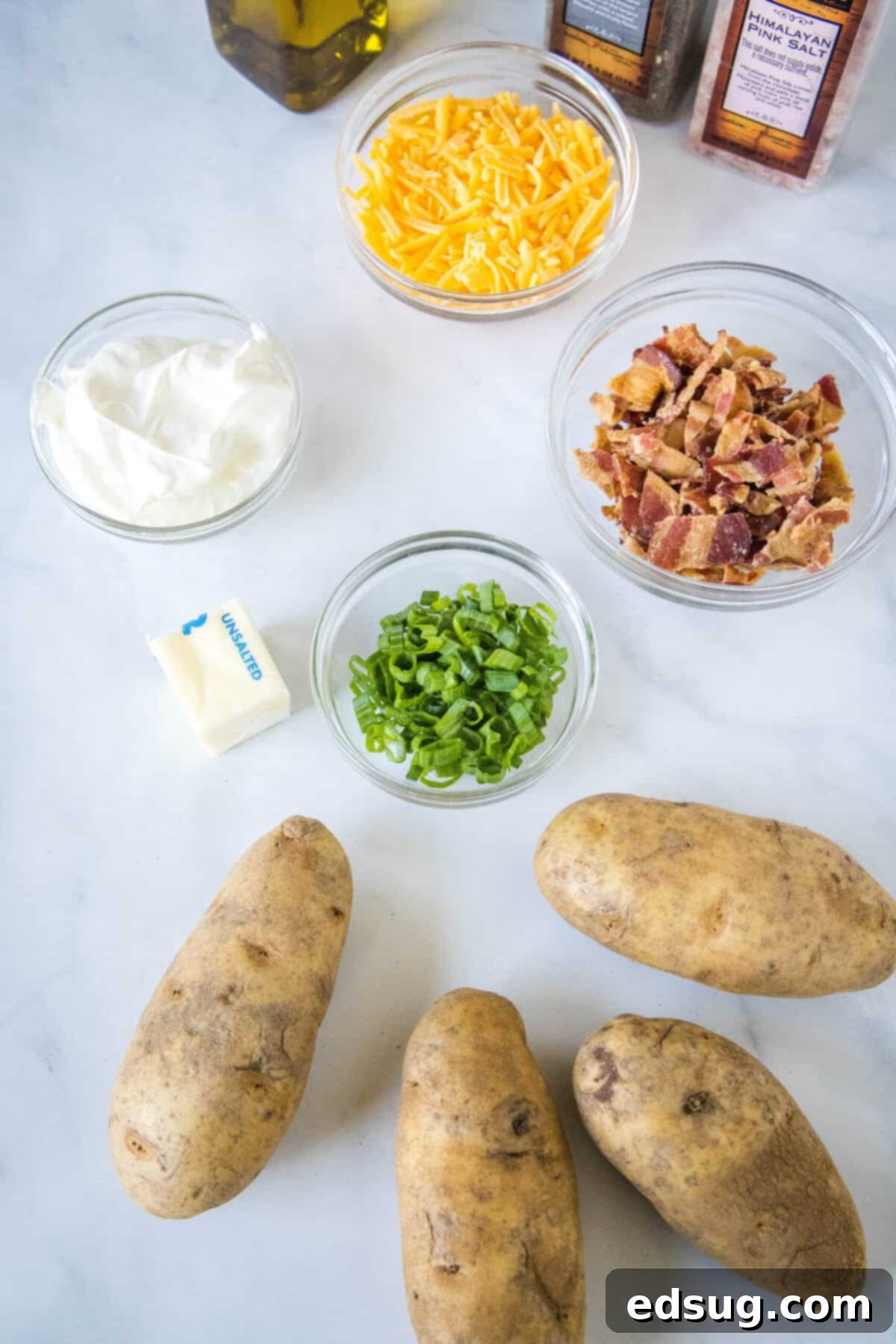 Ultimate Loaded Baked Potatoes 3 loaded baked potato ingredients
