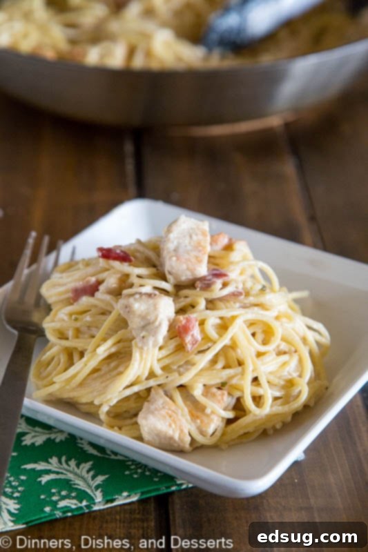 Ultimate Creamy Chicken Pasta 4 Creamy Chicken Pasta - white sauce for pasta that you don't have to feel guilty about