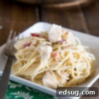 Ultimate Creamy Chicken Pasta 5 Creamy Chicken Pasta Recipe - Get dinner on the table fast with this super easy chicken pasta, that you don't even have to feel guilty about eating! No butter or heavy cream!