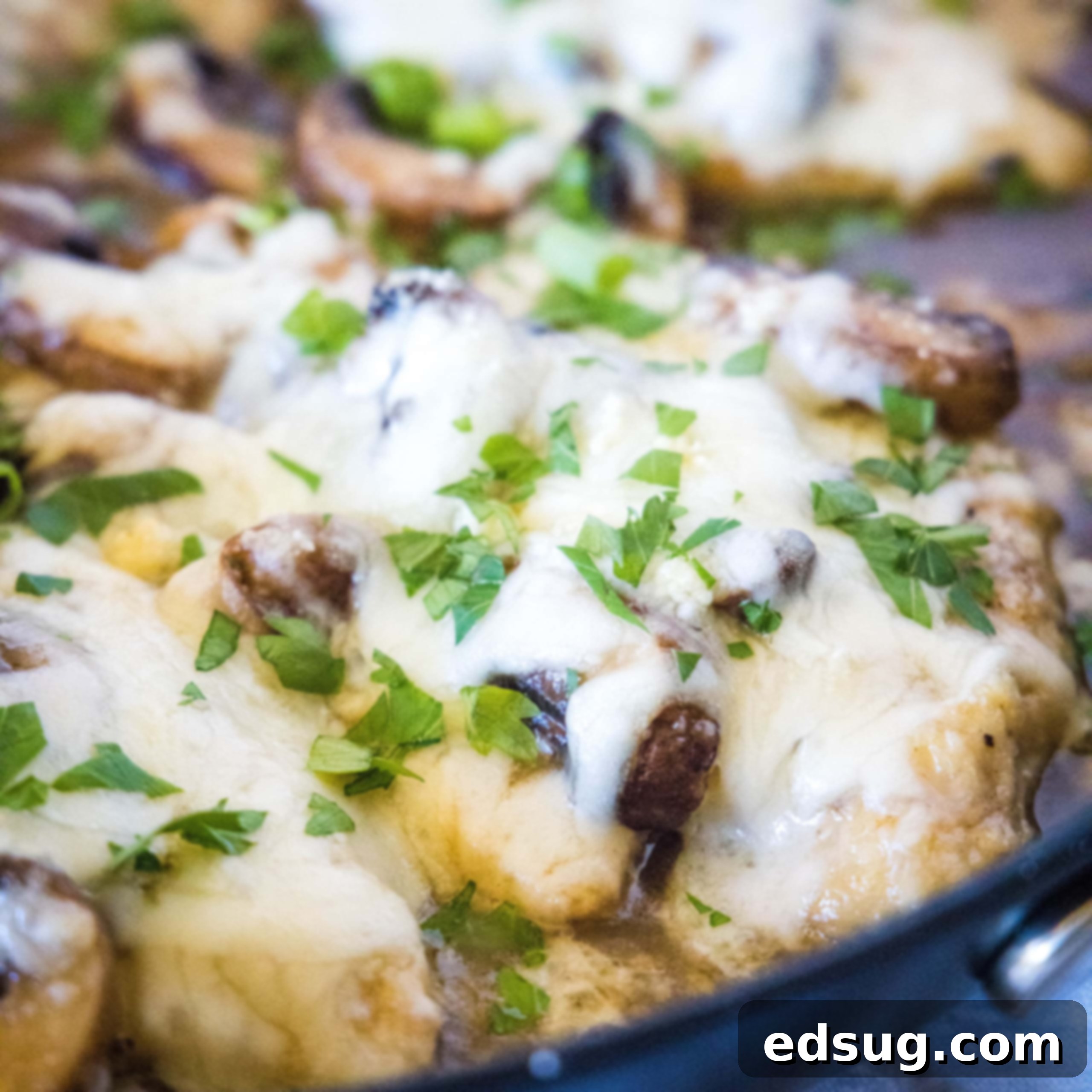 Cluck-Worthy Chicken Meals 51 close up chicken lombardy in a skillet