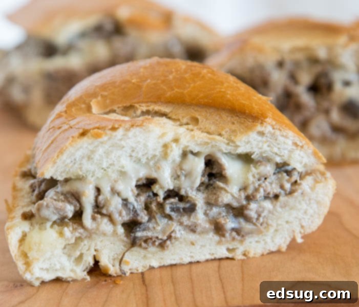 Beef Stroganoff Stuffed bread on a board