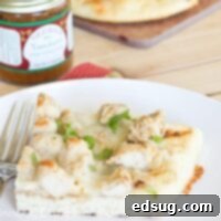 Naan-Crust Tandoori Chicken Pizza 2 Tandoori chicken naan pizza on a plate