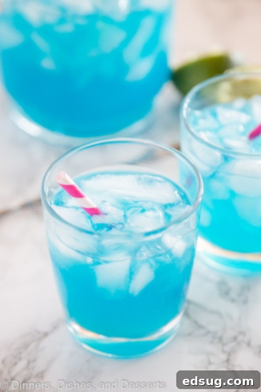 Blue margaritas