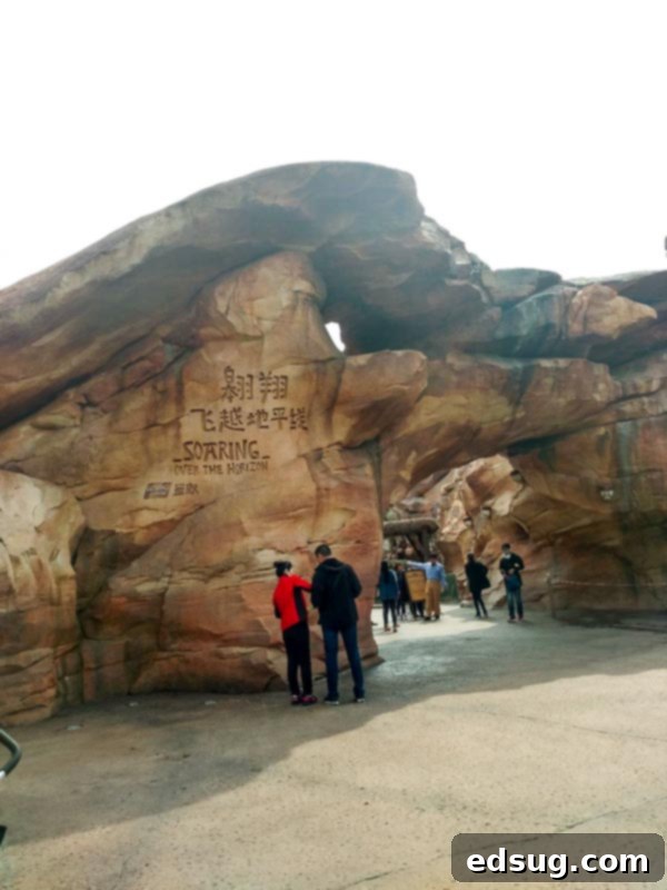 Shanghai Disney Soaring Over the Horizon ride, immersive experience