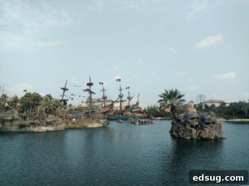 Shanghai Disney Pirate Ships at Shipwreck Shore