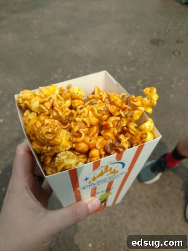 Shanghai Disney Caramel Corn, a delicious snack