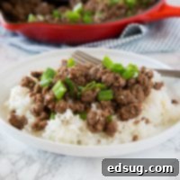 Ground Mongolian Beef Recipe - a budget friendly twist on classic Mongolian beef. All the great taste in a cheap and easy dinner you can have ready in minutes!