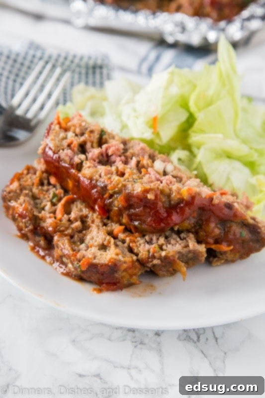 A plate of food, with Meatloaf and Dinner