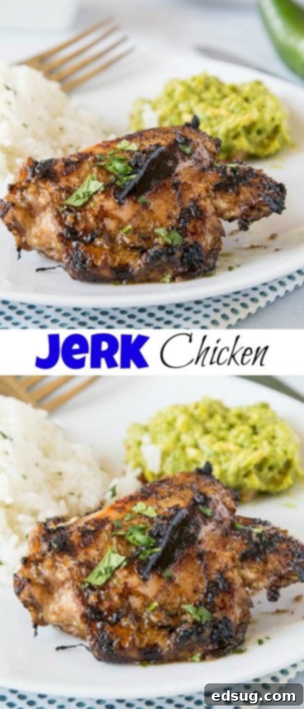 Fiery Jamaican Jerk Chicken 6 Jerk Chicken Recipe - A spicy marinated chicken dish grilled to perfection, perfect for a taste of the Caribbean