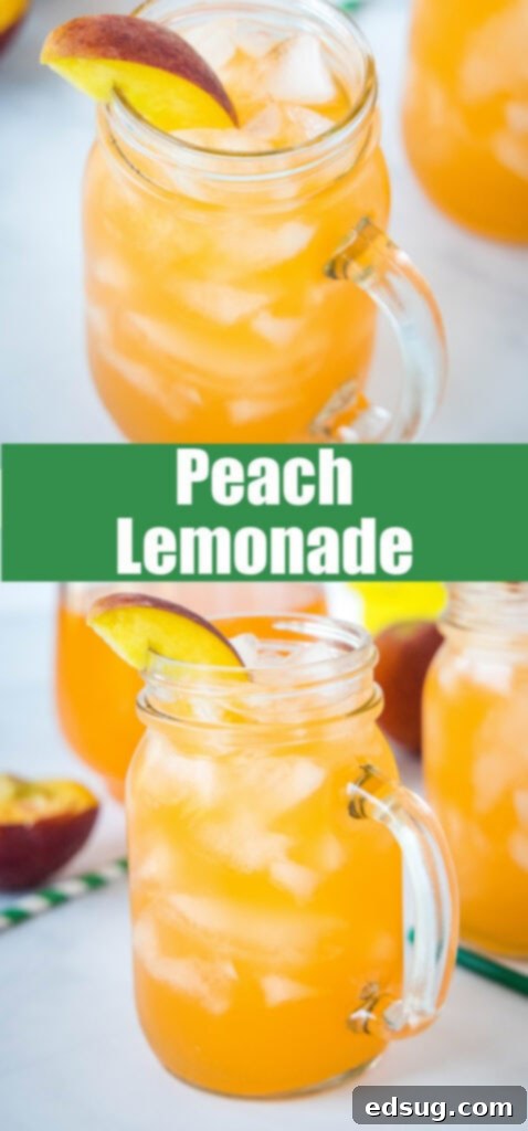 Golden Peach Zest 5 close up of peach lemonade in glasses