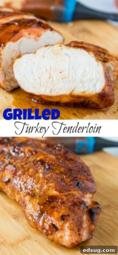 Chargrilled Turkey Tenderloin 7 Barbecue Turkey Tenderloin - Grilled turkey tenderloin seasoned with a smoky rub and grilled to perfection. Coated in your favorite barbecue sauce for the perfect summer meal.