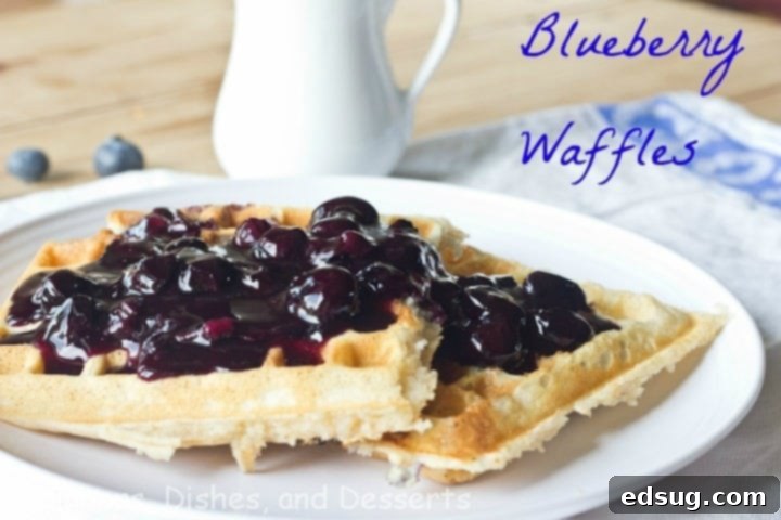 Blueberry Waffles Blueberry Waffles