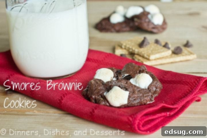 S'mores Brownie Cookies S'mores Brownie Cookies
