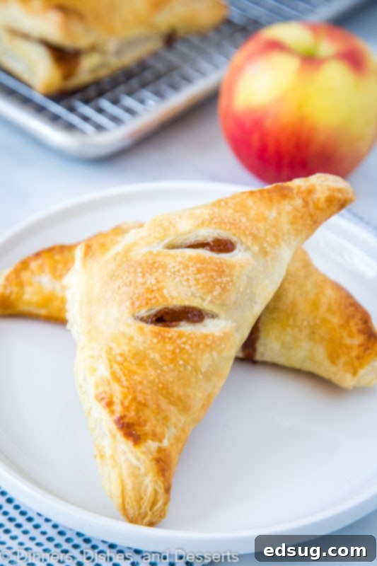 Flaky apple turnover is the perfect fall dessert