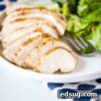 Ultimate Sous Vide Chicken Breast 8 A plate of sliced chicken