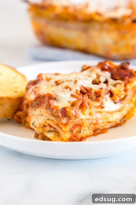 The Best Homemade Lasagna 2 Easy Homemade lasagna you can make ahead and freezer for busy nights