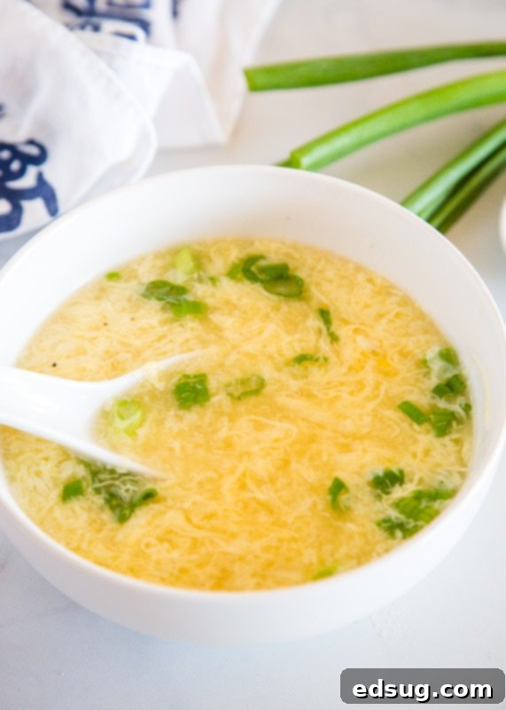 Make restaurant-quality Egg Drop Soup at home with this simple 15-minute recipe.