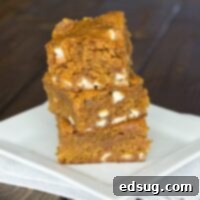 Pumpkin Spice Biscoff Blondies 1 Pumpkin Biscoff Blondies {Dinners, Dishes, and Desserts} recipe photo