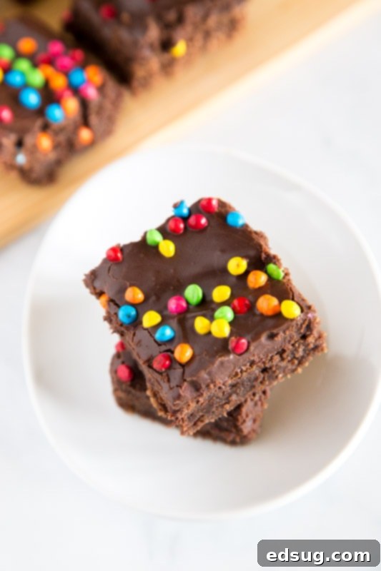 Celestial Swirl Brownies 5 Little Debbie Cosmic Brownies made at home