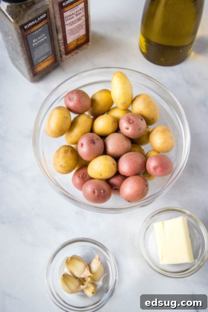 Smashed Potato Perfection 3 mashed potatoes ingredients