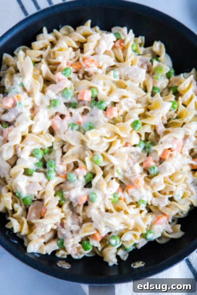 Creamy Chicken Noodle Pot Pie 3 Chicken pot pie noodles are a fun take on a classic