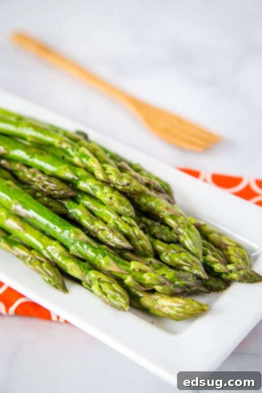 Easy sauteed asparagus for a healthy side dish
