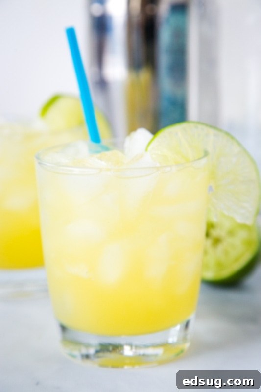Put a fun twist on a classic margarita with this pineapple version!