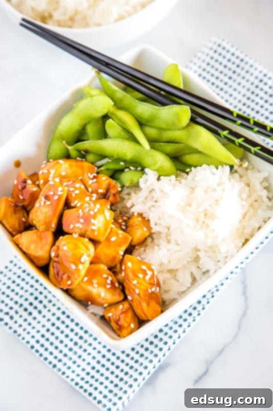 Sweet & Sticky Teriyaki Chicken Bowls 6 Chicken teriyaki makes for such an easy dinner