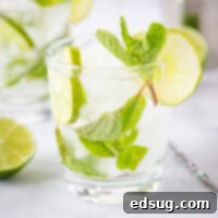 Minty Agave Bliss 6 Mojito Margarita - A refreshing blend of two classic cocktails