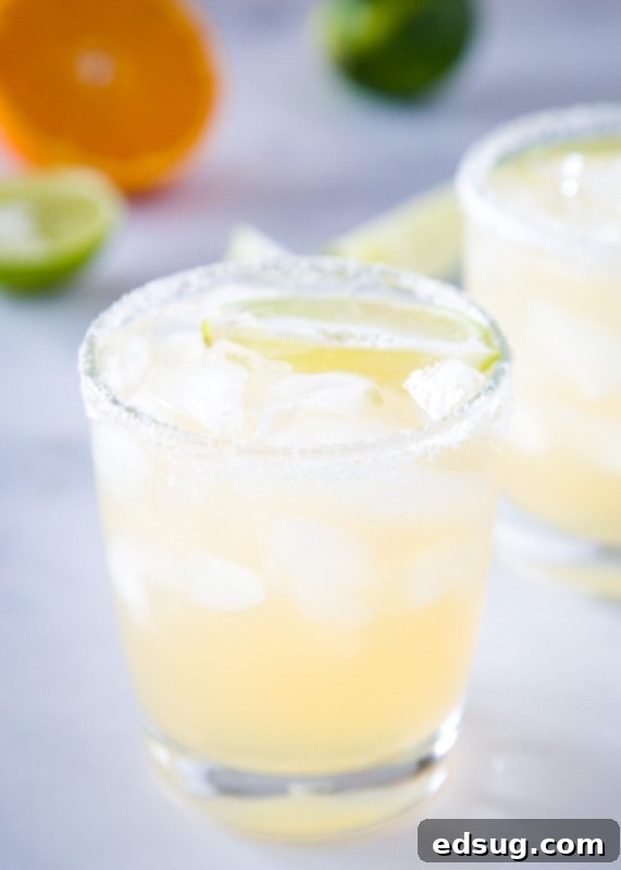 Skinny Margarita 2 Skinny margarita recipe for an easy and refreshing drink