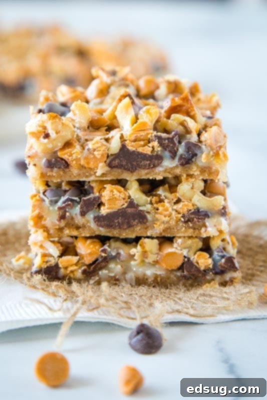 The Ultimate Layered Bars 4 Delicious magic bars, perfectly baked, just like grandma used to make, with a gooey top and golden crust