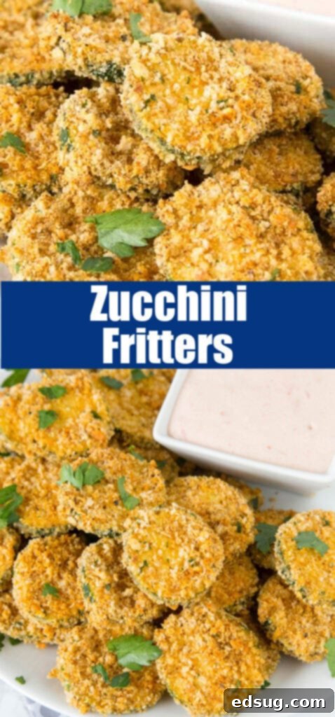 Close-up of a breaded zucchini slice before baking, ideal for Pinterest.