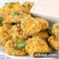 crispy zucchini fritters on a plate with dipping sauce