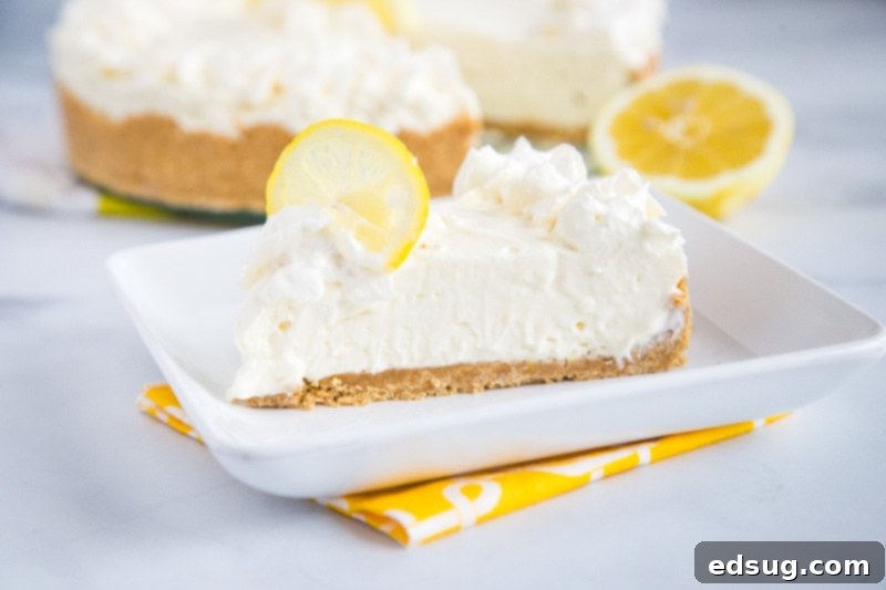 Tangy No-Bake Lemon Cloud 5 No-Bake Lemon Cheesecake, a sweet and tart dessert ready in minutes.