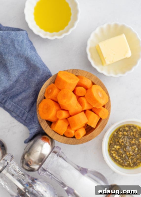 Perfect Air Fryer Carrots 3 ingredients for air fried carrots