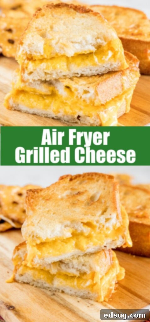 Crispy Air Fryer Grilled Cheese 6 img 36323 5