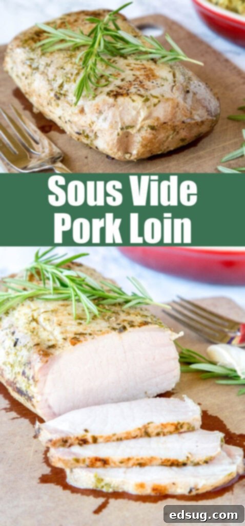 pinterest collage pork loin cooked via sous vide